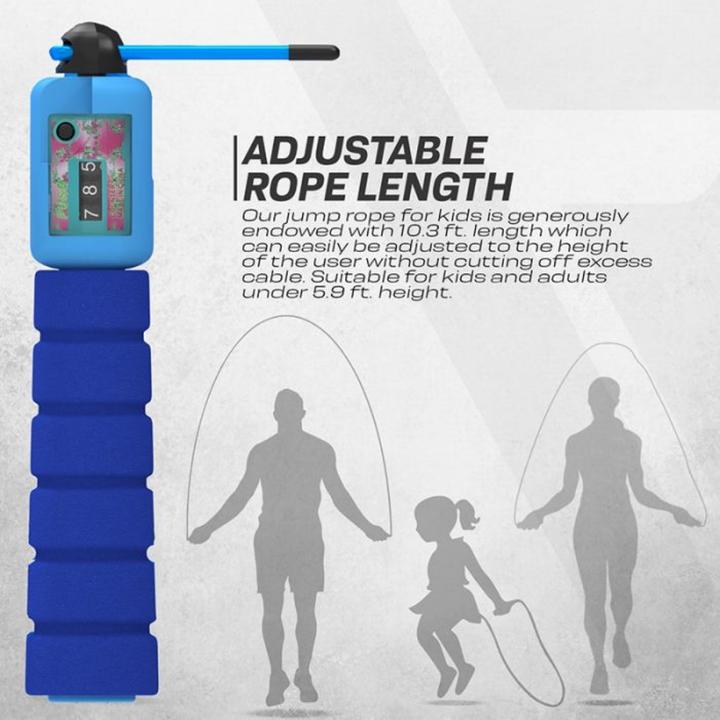 Actual product image Rdx Adjustable skipping rope with counter (310 cm)