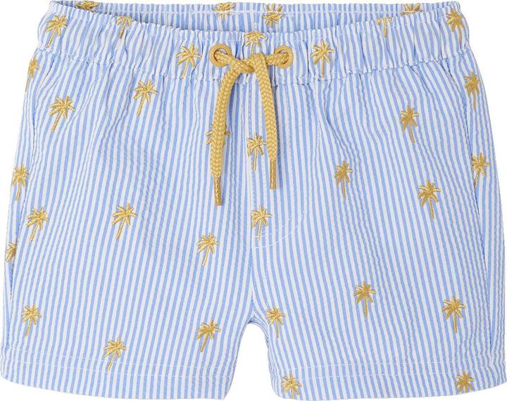 Actual product image Vertbaudet Jungen Baby Badeshorts mit Streifen und Palmen (68)