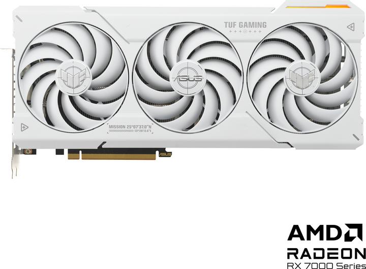 Actual product image ASUS TUF Gaming Radeon RX 7800 XT White OC Edition (16 GB)