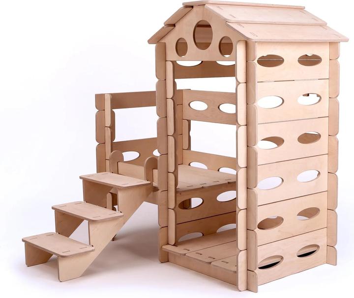 Image du produit Montessori Kit maison de jeu construire et jouer + escalier ® Sport&Gym