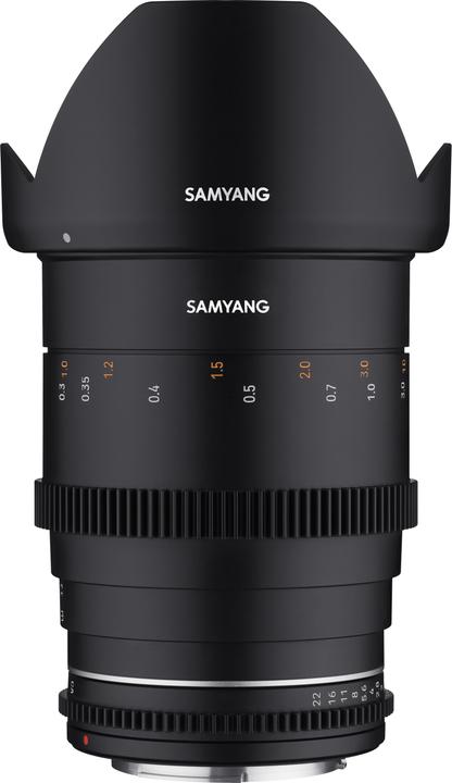 Actual product image Samyang 35mm T1.5 MK2 MFT (Micro Four Thirds, full size, APS-C / DX, Micro Four Thirds)