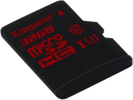 Productafbeelding Kingston microSDHC-kaart 32GB UHS-I U3 (32 GB, microSDHC, U3, UHS-I)