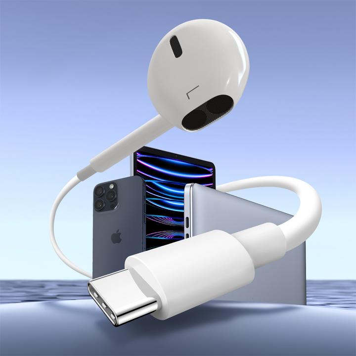 Produktbild Apple EarPods (USB-C) (keine Geräuschunterdrückung, Kabelgebunden)