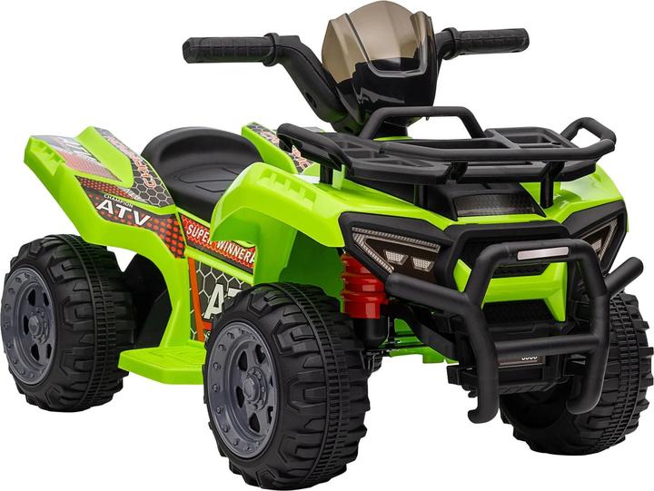 Image du produit Homcom Mini quad électrique enfants ATV pour 18-36 mois enfants métal PP-plastique vert 70x42x45cm (6 V)