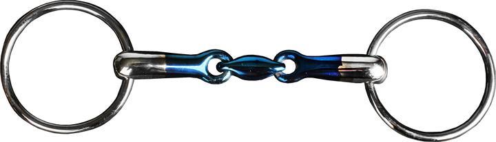 Actual product image Horka Two-ring snaffle bit with double soft iron joint