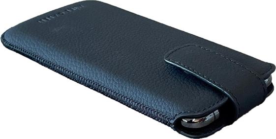 Produktbild Mike Galeli Pouch-Style Echtleder bis 6.1 Pat 6.1 black (Apple iPhone 11 Pro, Apple iPhone XR, Apple iPhone 8, Apple iPhone XS, Apple iPhone SE (2nd Gen))