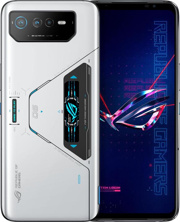 Image du produit ASUS ROG Phone 6 Pro (512 Go, Storm White, 6.78", Double SIM, 50 Mpx, 5G)