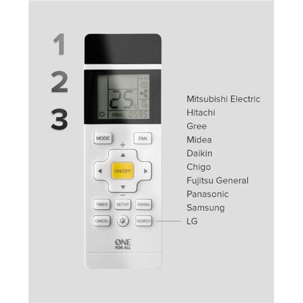 Actual product image One for All Urc 1035 (Universal remote control, Infrared)