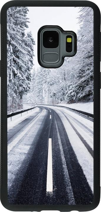 Immagine prodotto PhoneLook Cover Silicone Black Winter 22 Snowy Road (Samsung Galaxy S9)