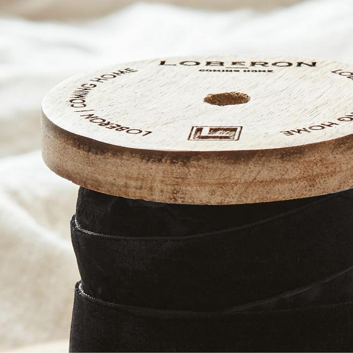Produktbild Loberon Samtband Andaris schwarz (Geschenkband, 1 x)