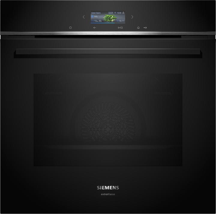 Produktbild Siemens iQ700, Einbau-Backofen, 60 x 60 cm, Schwarz, Edelstahl, HB734GBB1