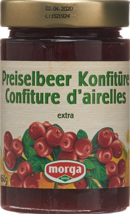 Produktbild Morga Konfitüre Preiselbeeren (350 g)