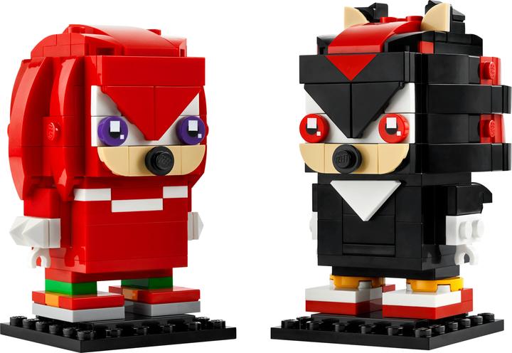 Actual product image LEGO BrickHeadz Sonic the Hedgehog Knuckles & Shadow (40672, LEGO Brickheadz)