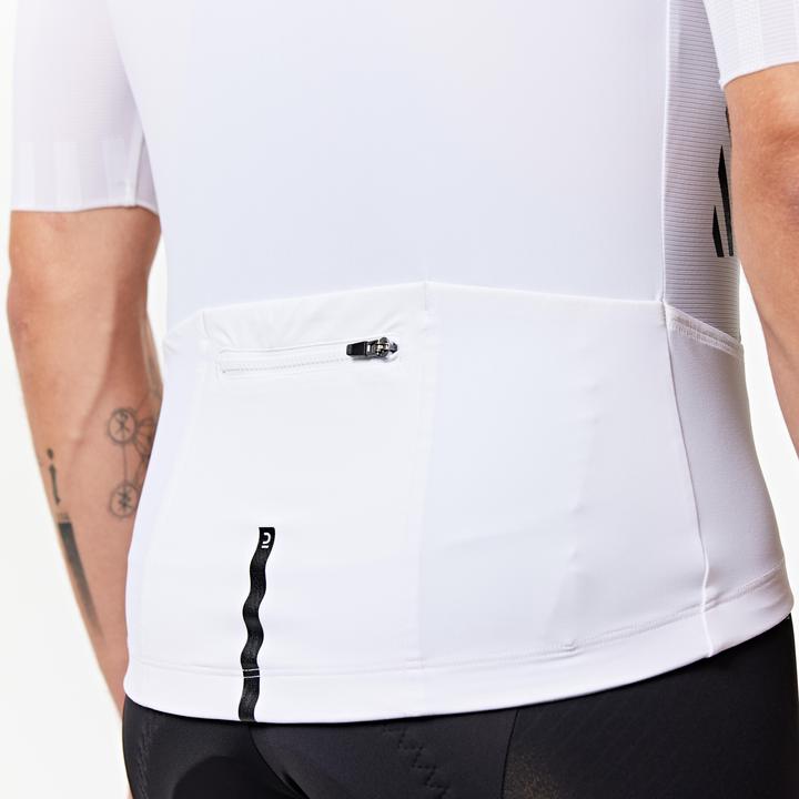 Image du produit Van rysel Maillot vélo route unisexe été manches courtes - Racer 2 blanc (M)