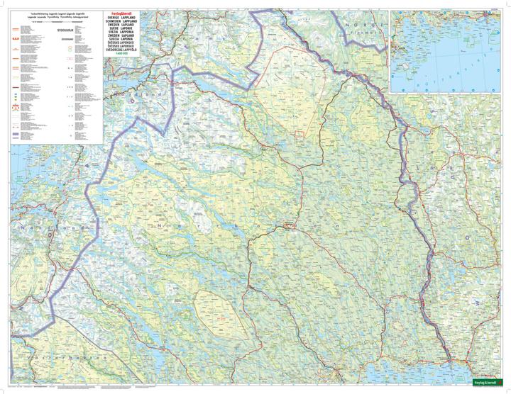 Produktbild Schweden Nord, Strassenkarte 1:400.000, freytag & berndt
