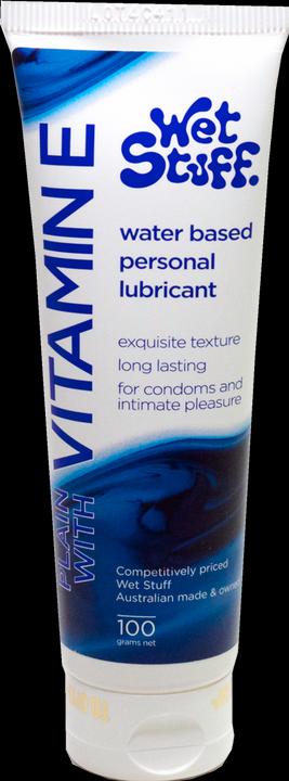 Produktbild Wet Stuff Plain» 100g feuchtigkeitsspendendes Gleitgel mit Vitamin E (100 ml)