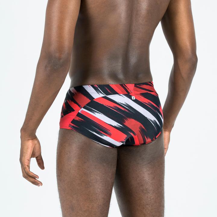 Immagine prodotto Nabaiji Pantaloncini da bagno mini boxer da uomo - 900 All Strat rosso (XL)