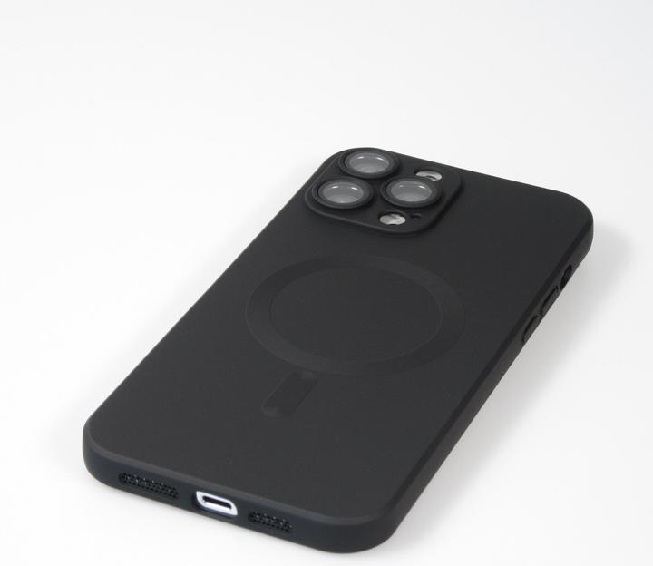 Produktbild PhoneLook Hülle Gummi weich mit Kameraschutzglas MagSafe (Apple iPhone 16 Pro)