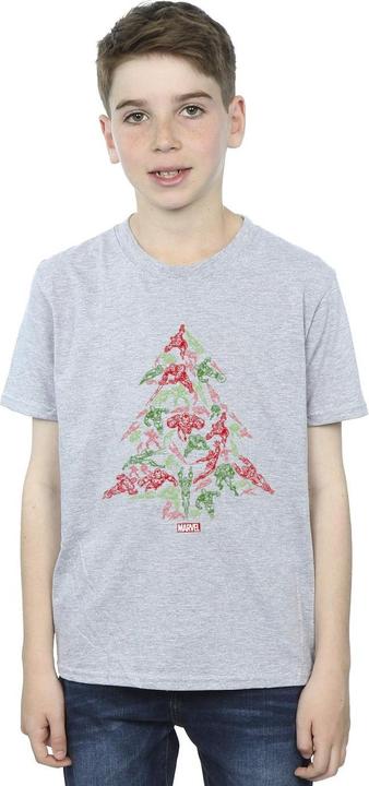 Immagine prodotto Avengers Christmas Tree Maglietta Ragazzi (152, 158)