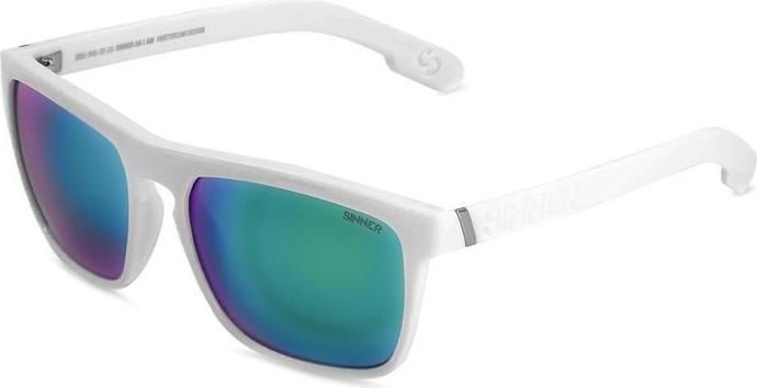 Actual product image Sinner Gear Thunder x Fish Fred zonnebril - Mat wit - Blauwe lens
