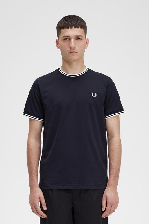 Produktbild Fred Perry Twin Tipped T-Shirt black (L)