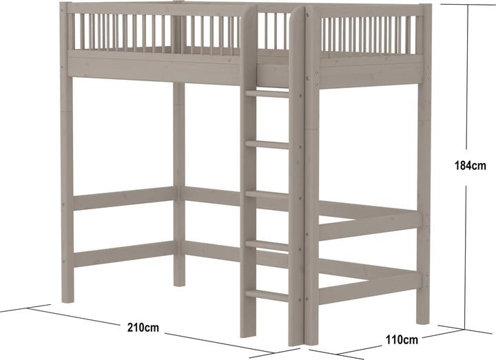 Immagine prodotto Flexa Letto a soppalco classico con montanti (90 x 200 cm)
