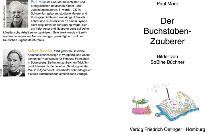 Produktbild Der Buchstaben-Zauberer (Deutsch, Paul Maar, 2019)