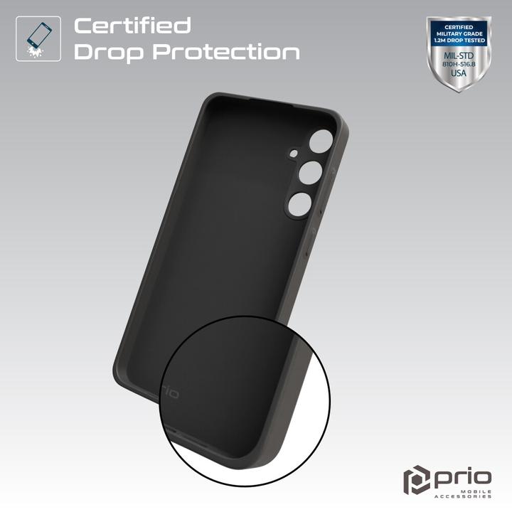 Produktbild prio Silikonschutzhülle für Samsung A34 schwarz (Samsung Galaxy A34 5G)