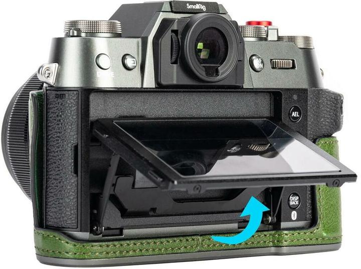 Image du produit SmallRig 4711 Kit demi-coque en cuir pour X T50 (Vert) (Étui pour accessoires de caméra, 1.26 l)