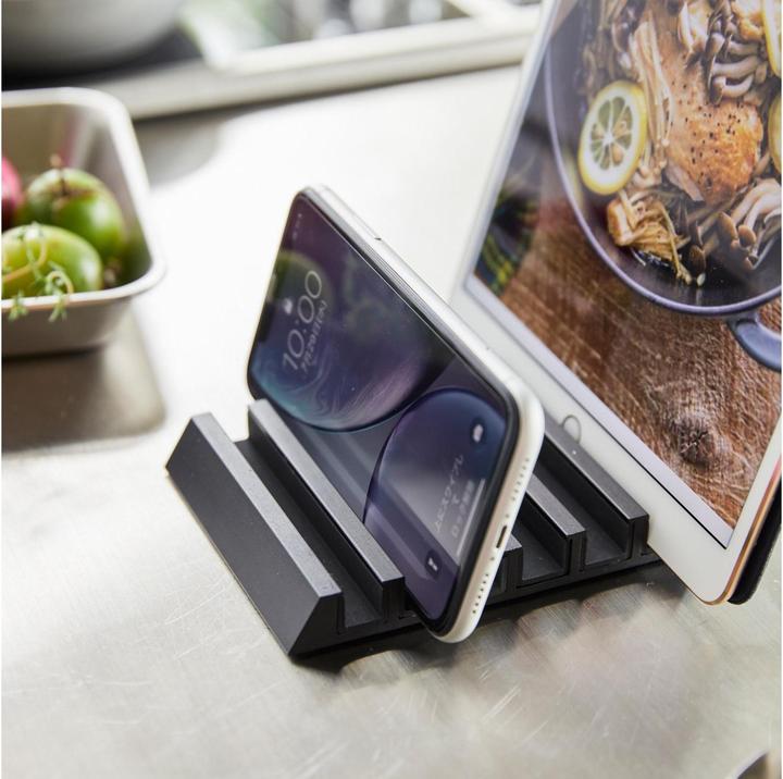 Actual product image Yamazaki Tablet holder TOWER black