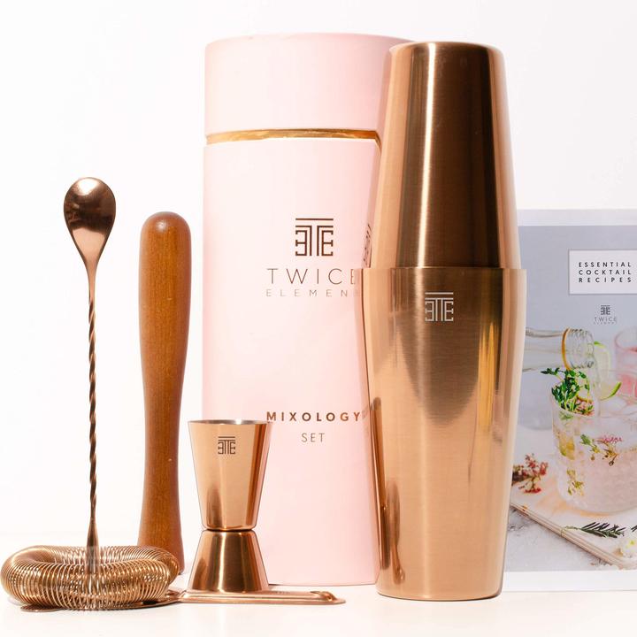 Actual product image Twice Element Cocktail Shaker Set, Pink (Cocktail set)