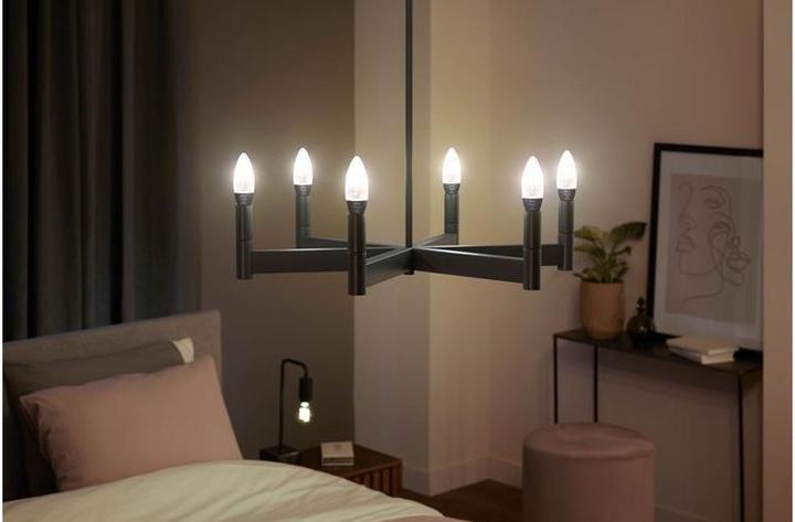 Productafbeelding Philips Hue Hue Filament White Ambiance (E14, 4.60 W, 350 lm, 2 x, G)