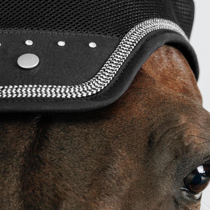 Immagine prodotto Fouganza Horse Riding Ear Net - Black Rhinestones