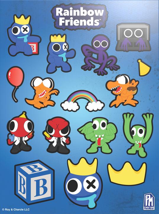 Produktbild Boti RAINBOW FRIENDS 39673 HEAD BUNDLE - BLUE - METALLIC (21 cm)