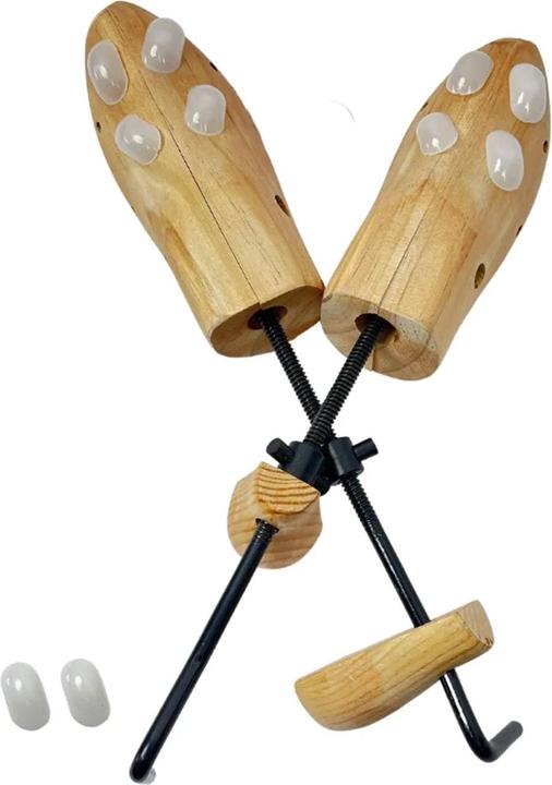 Produktbild Herzberg Home & Living 2-Wege Schuhspanner aus Zedernholz mit Druckpunkt-Entlastung für Herrenschuhe (2 x)