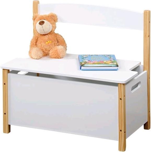 Kesper Children's bench, white (Child seating group)