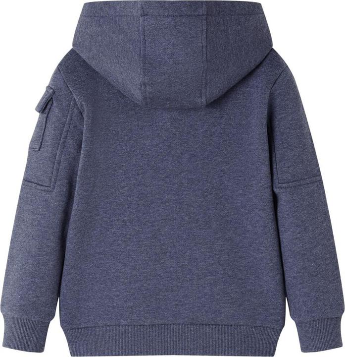 Actual product image VidaXL Children's hoodie with zip Dark blue (104)