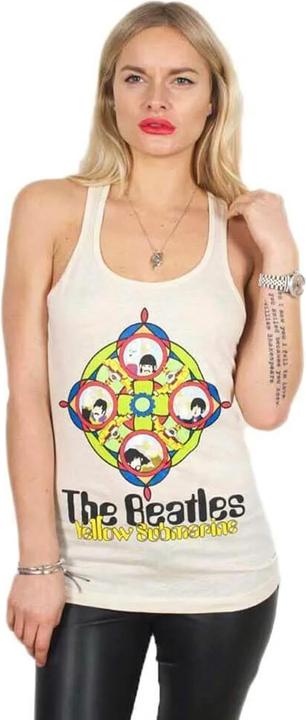 Actual product image Womens/Ladies Yellow Submarine Porthole Vest Top (S)