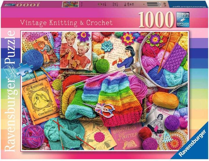 Ravensburger Vintage Knitting & Crochet (1000 pieces)