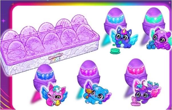 Immagine prodotto Hatchimals EGG COL Neon Rainbow Carton GML