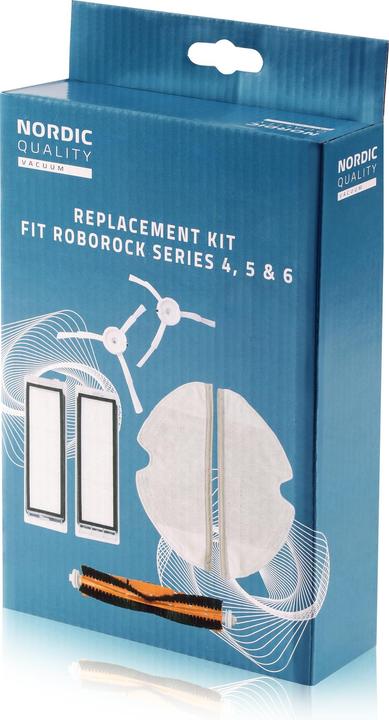 Immagine prodotto Nordic Quality Kit per aspirapolvere robot Roborock 5 e 6
