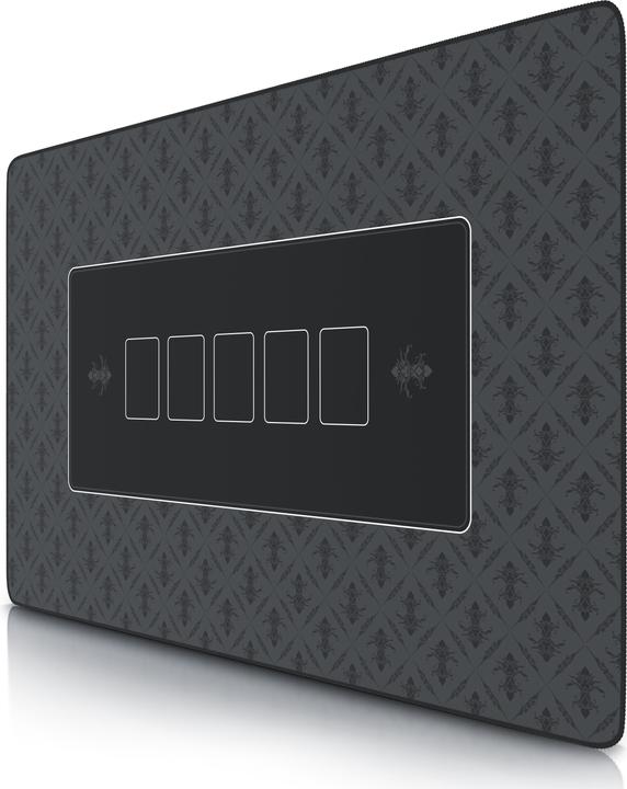 Image du produit CSL Tapis de poker, tapis de poker avec motif XXL 1000x600mm, table de poker, tapis de table, noir