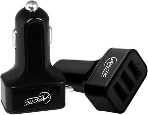 Image du produit Arctic Chargeur de voiture 7200, chargeur de voiture USB à 3 ports.