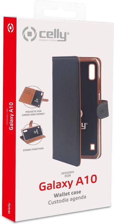 Productafbeelding Celly Wally Cover voor Samsung Galaxy A10 - Zwart (Samsung Galaxy A10)