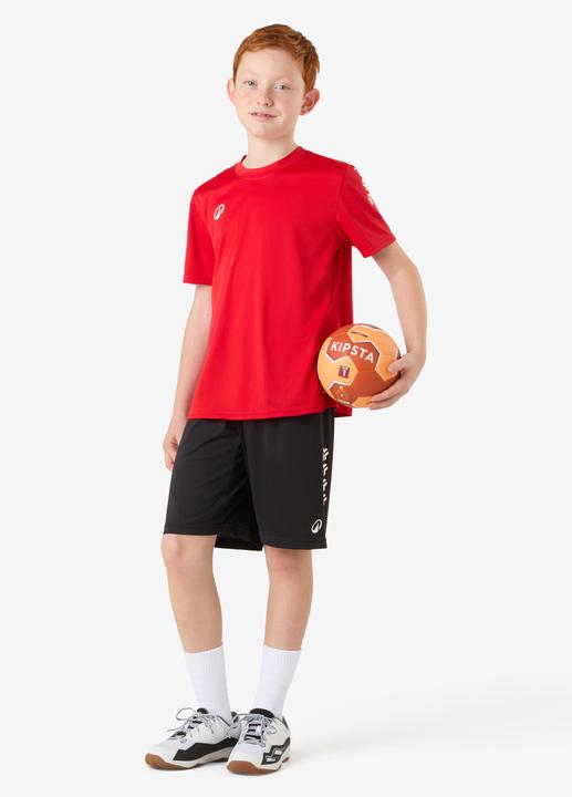 Actual product image Kipsta Kinder Handball Shorts - H100 schwarz (8, 9, 10)