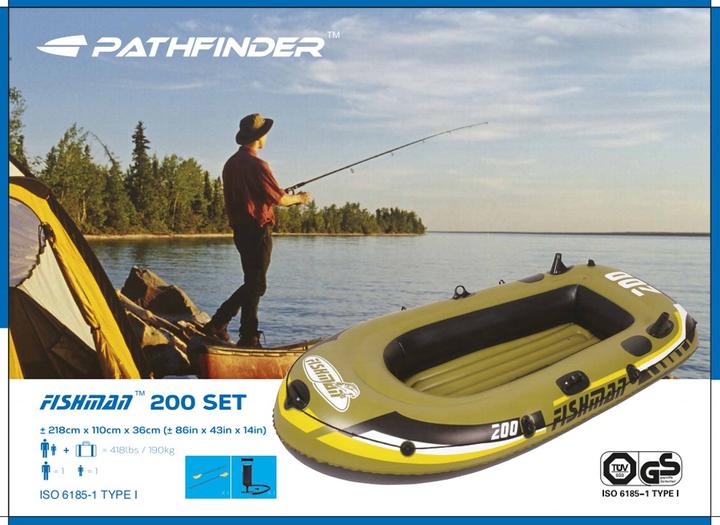 Image du produit Jilong Bateau pneumatique Fishman 200 (218 cm, 3 pers.)