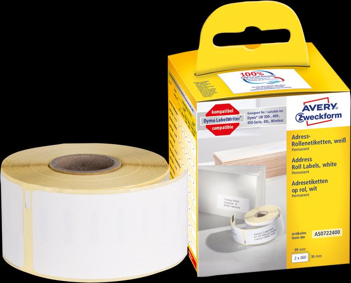 Produktbild Avery Rollenetiketten