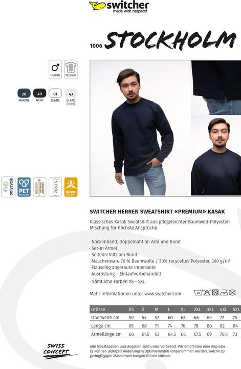Image du produit Switcher Stockholm (XXL)