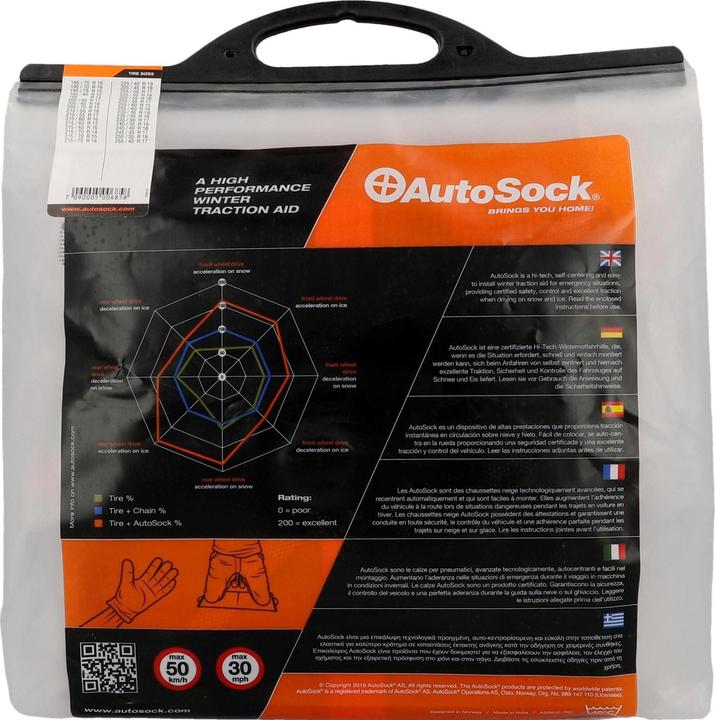 Actual product image Autosock Winter emergency driving aid