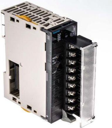 Actual product image Omron Industrial Automation Analogue I/O module,4in,2out,12bit,580mA